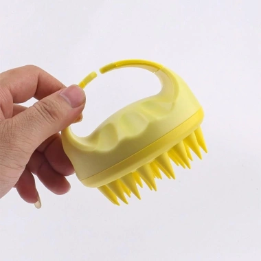 Bàn Chải Dầu Gội Silicon Đa Năng - Massage Da Đầu, Bền Di Động, Giá 48.046₫ 7