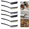 Bàn chải dây đồng thau 2 chiếc - Nylon & Thép, Loại bỏ rỉ sét, Máy mài đánh bóng, Làm sạch - 39.837 VND 2