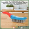 Bàn chải dây thép không gỉ - Loại bỏ rỉ sét, tay cầm thoải mái, chỉ 37.967 VND