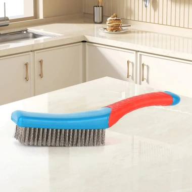 Bàn chải dây thép không gỉ - Loại bỏ rỉ sét, tay cầm thoải mái, chỉ 37.967 VND 3 Bàn chải dây thép không gỉ - Loại bỏ rỉ sét, tay cầm thoải mái, chỉ 37.967 VND 3