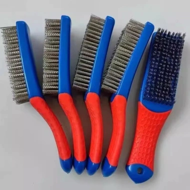 Bàn chải dây thép không gỉ - Loại bỏ rỉ sét, tay cầm thoải mái, chỉ 37.967 VND