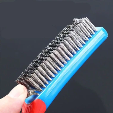 Bàn chải dây thép không gỉ - Loại bỏ rỉ sét, tay cầm thoải mái, chỉ 37.967 VND