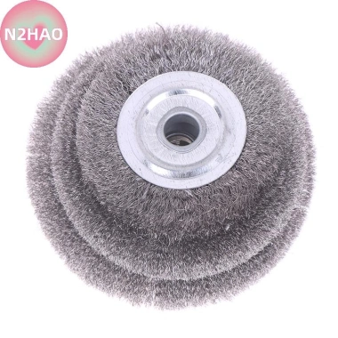 Bàn chải dây thép N2HAO 0,15mm 100‑150mm bánh xe máy mài, đánh bóng rỉ sét - 90.090₫ 2 Bàn chải dây thép N2HAO 0,15mm 100‑150mm bánh xe máy mài, đánh bóng rỉ sét - 90.090₫ 2