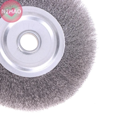 Bàn chải dây thép N2HAO 0,15mm 100‑150mm bánh xe máy mài, đánh bóng rỉ sét - 90.090₫ 5 Bàn chải dây thép N2HAO 0,15mm 100‑150mm bánh xe máy mài, đánh bóng rỉ sét - 90.090₫ 5