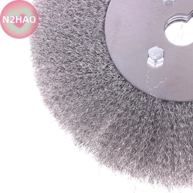 Bàn chải dây thép N2HAO 0,15mm 100‑150mm bánh xe máy mài, đánh bóng rỉ sét - 90.090₫ 7 Bàn chải dây thép N2HAO 0,15mm 100‑150mm bánh xe máy mài, đánh bóng rỉ sét - 90.090₫ 7