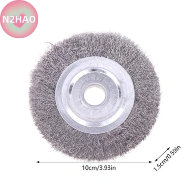 Bàn chải dây thép N2HAO 0,15mm 100‑150mm bánh xe máy mài, đánh bóng rỉ sét - 90.090₫ 10 Bàn chải dây thép N2HAO 0,15mm 100‑150mm bánh xe máy mài, đánh bóng rỉ sét - 90.090₫ 10