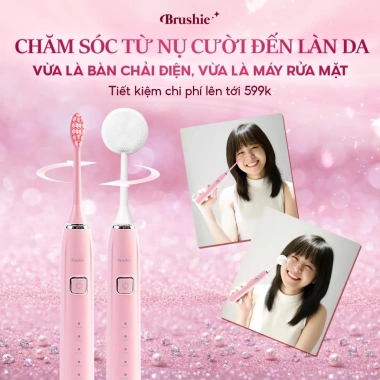 Bàn chải điện Brushie Ultra 8/3 - Quà tặng ý nghĩa, giá ưu đãi 1.120.000 (giá gốc 928k) LIS 4