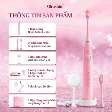 Bàn chải điện Brushie Ultra 8/3 - Quà tặng ý nghĩa, giá ưu đãi 1.120.000 (giá gốc 928k) LIS 8