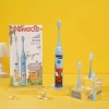 Bàn chải điện cho bé Fungus DY-332 sóng âm, chống nước IPX7, tặng 3 đầu, giảm giá 180k 9