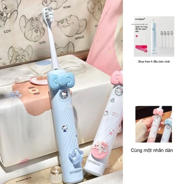 Bàn chải điện Hello Kitty rung 2 tốc độ Quà sinh nhật, quà tặng 520, giảm 605.350₫