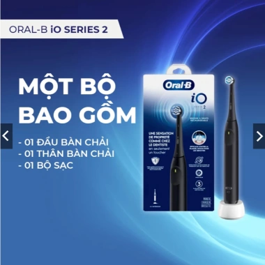 Bàn Chải Điện Oral-B iO Series 2 3 Chế Độ Công Nghệ Sóng Siêu Âm Giá 1.210.000₫