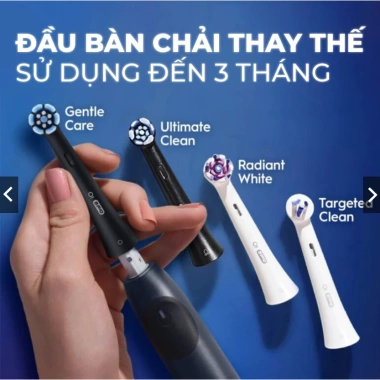 Bàn Chải Điện Oral-B iO Series 2 3 Chế Độ Công Nghệ Sóng Siêu Âm Giá 1.210.000₫