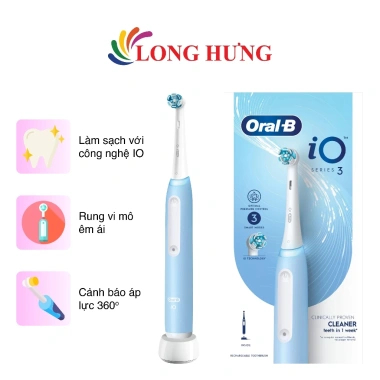 Bàn chải điện Oral‑B iO 3 Series chính hãng - Công nghệ AI, làm sạch sâu, giảm 18% 2