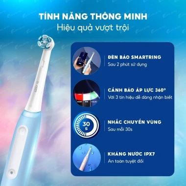 Bàn chải điện Oral‑B iO 3 Series chính hãng - Công nghệ AI, làm sạch sâu, giảm 18% 6
