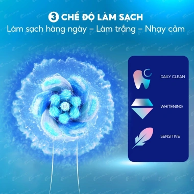 Bàn chải điện Oral‑B iO 3 Series chính hãng - Công nghệ AI, làm sạch sâu, giảm 18% 7