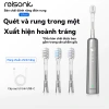 Bàn chải điện REISONIC H610 Pro – Quét rung, nhôm mạ đen, 3 đầu chải – 580.000₫