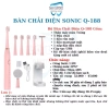 Bàn chải điện Sonic 3in1 Q-188 rửa mặt, mát xa, kháng nước IPX7, 6 tháng BH, 267.000 VND 2