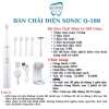 Bàn chải điện Sonic 3in1 Q-188 rửa mặt, mát xa, kháng nước IPX7, 6 tháng BH, 267.000 VND 10