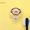 Bàn chải du lịch GCDHome Pod bảo vệ kẹp nhựa di động, cho gia đình 4