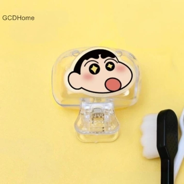 Bàn chải du lịch GCDHome Pod bảo vệ kẹp nhựa di động, cho gia đình 7