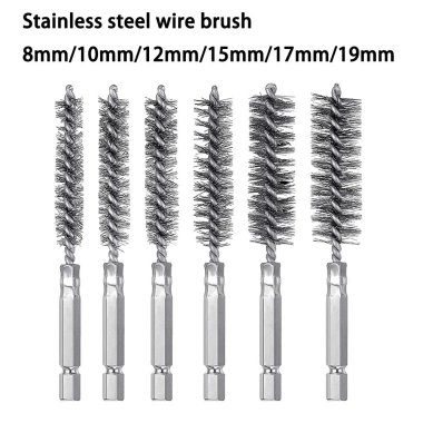 Bàn chải EHES làm sạch máy móc ống dây 8‑19mm - Đánh bóng, rửa rỉ sét 4