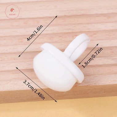 Bàn chải gel nghệ thuật móng tay dạng bầu dục và vòng, khóa bụi, làm sạch trang điểm, giá 29.810 5