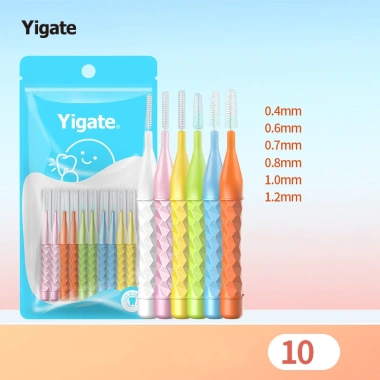 Bàn chải kẽ răng Yigate dạng chữ I - Túi 10 chiếc, giá chỉ 39.000 VND, giảm mạnh