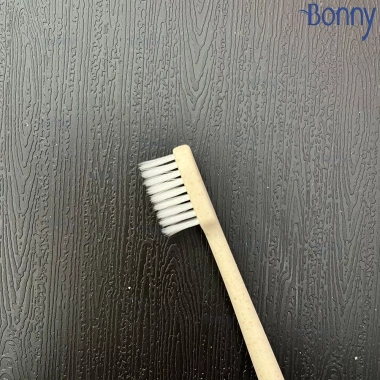 Bàn chải khách sạn dùng 1 lần lúa mạch mềm, đóng túi kraft, thân thiện môi trường, 100 chiếc - 199.000 VND