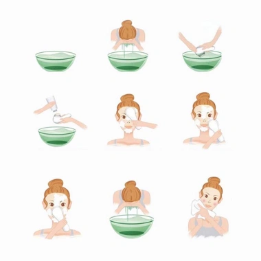 Bàn chải làm sạch da mặt hai mặt Massage 3D - Tiện dụng, Giá chỉ 36.091 VND