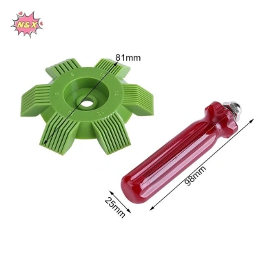 Bàn chải làm sạch điều hòa N & X - Lược vây ngưng tụ, tản nhiệt thép, giảm 22% 6