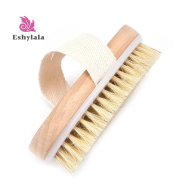Bàn chải lông tự nhiên toàn thân da khô mềm massage tắm nhà, giá ưu đãi 69.552₫ 5