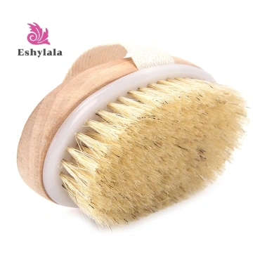 Bàn chải lông tự nhiên toàn thân da khô mềm massage tắm nhà, giá ưu đãi 69.552₫ 6