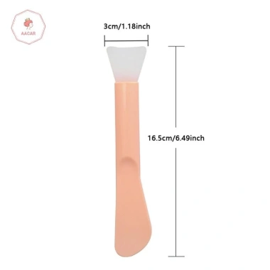 Bàn chải mặt nạ silicon AACAR mềm và bộ cạo tích hợp, dụng cụ làm đẹp DIY đa năng 5