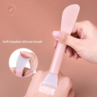 Bàn chải mặt nạ silicon AACAR mềm và bộ cạo tích hợp, dụng cụ làm đẹp DIY đa năng 8