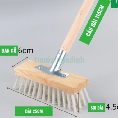 Bàn chải nhựa chà sàn cán dài 4,5cm, đa kích 25-80cm, vệ sinh sân vườn 61.000 12 Bàn chải nhựa chà sàn cán dài 4,5cm, đa kích 25-80cm, vệ sinh sân vườn 61.000 12