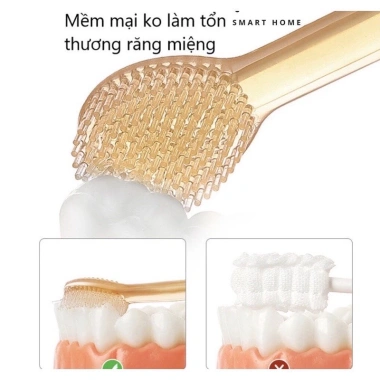 Bàn chải & rơ lưỡi silicon cho bé 0‑18 tháng A33 – Siêu mềm, an toàn, 35.000₫ 6