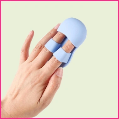 Bàn Chải Rửa Mặt 10 Chiếc Silicon Chà Ngón Tay Cầm Chăm Sóc Da Nam Nữ Hàng Ngày 2