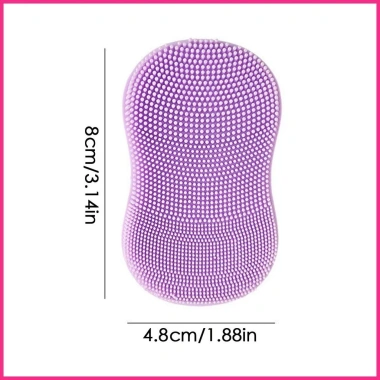Bàn Chải Rửa Mặt 10 Chiếc Silicon Chà Ngón Tay Cầm Chăm Sóc Da Nam Nữ Hàng Ngày 10