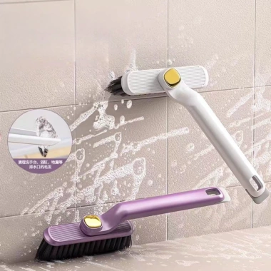 Bàn chải sàn xoay lông cứng đa năng, làm sạch góc phòng tắm hiệu quả, giá 41.800₫