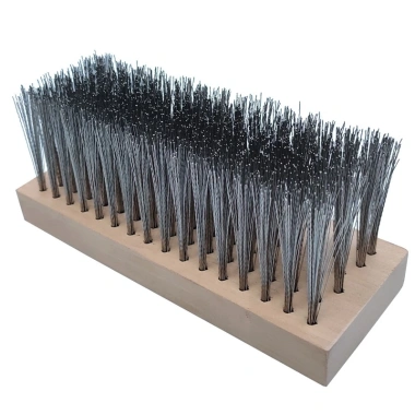 Bàn Chải Sắt Cầm Tay 15cm - Chà Cọ Rêu, Vệ Sinh Sân, Rửa Sàn, Giá 30.000