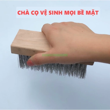 Bàn Chải Sắt Cầm Tay 15cm - Chà Cọ Rêu, Vệ Sinh Sân, Rửa Sàn, Giá 30.000 6 Bàn Chải Sắt Cầm Tay 15cm - Chà Cọ Rêu, Vệ Sinh Sân, Rửa Sàn, Giá 30.000 6