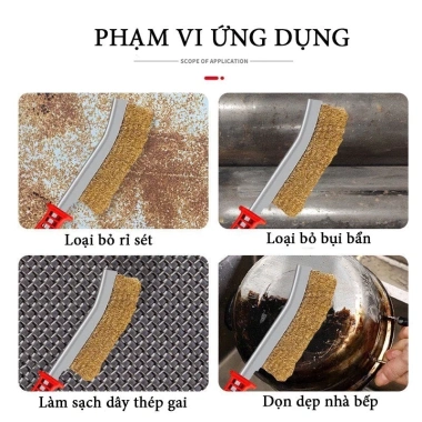Bàn Chải Sắt Đánh Rỉ - Chổi Sắt Cầm Tay Siêu Mạnh, Giá 15.999₫ Giảm Sốc