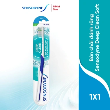 Bàn chải Sensodyne Deep Clean Soft lông mềm nhỏ, làm sạch sâu kẽ răng 42.872₫ 2 Bàn chải Sensodyne Deep Clean Soft lông mềm nhỏ, làm sạch sâu kẽ răng 42.872₫ 2