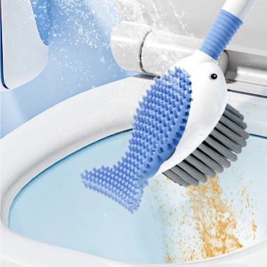 Bàn chải silicon hình cá voi + Dụng cụ vệ sinh phòng tắm phun cốc hút, chỉ 97.900₫