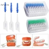 Bàn chải silicon kẽ răng AqToCna 200 chiếc – Dụng cụ làm sạch răng có ren, giá 40.920₫