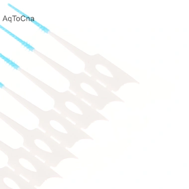 Bàn chải silicon kẽ răng AqToCna 200 chiếc – Dụng cụ làm sạch răng có ren, giá 40.920₫