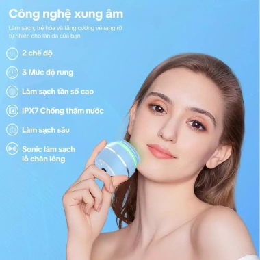 Bàn Chải Silicon Lông Mềm Làm Sạch Da Mặt Sâu, Tẩy Tế Bào Chết, Thu Hút Lỗ Chân Lông - Phù Hợp Mọi Loại Da - Giá 349.000 VND 2