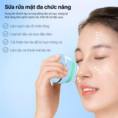 Bàn Chải Silicon Lông Mềm Làm Sạch Da Mặt Sâu, Tẩy Tế Bào Chết, Thu Hút Lỗ Chân Lông - Phù Hợp Mọi Loại Da - Giá 349.000 VND 4