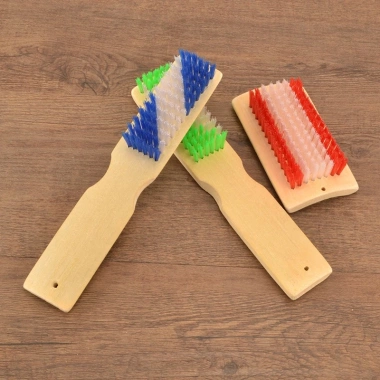 Bàn chải sợi cước tay cầm tre - Chà sàn, giặt đồ, vệ sinh, giá chỉ 7.000₫