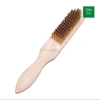 Bàn chải sợi đồng 27cm đánh rỉ sét, chà cọ kim loại - tay cầm gỗ, giá 65.000 VND 3